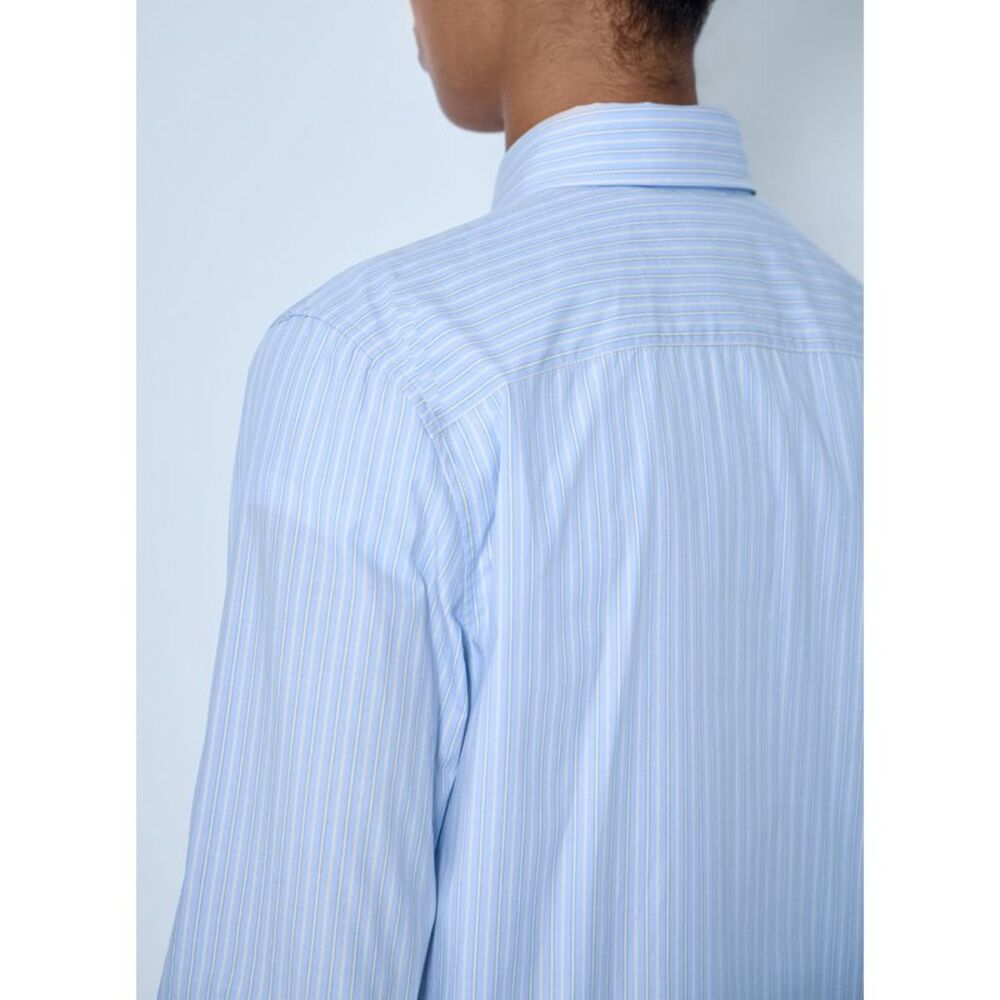 Saint Laurent Women Striped Cotton Poplin Shirt - Picture 6 of 6